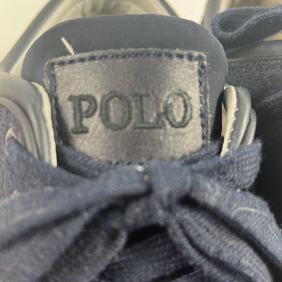 Polo Ralph Lauren Faxon Perforated Sneaker Size 8.5 - Picture 7 of 10